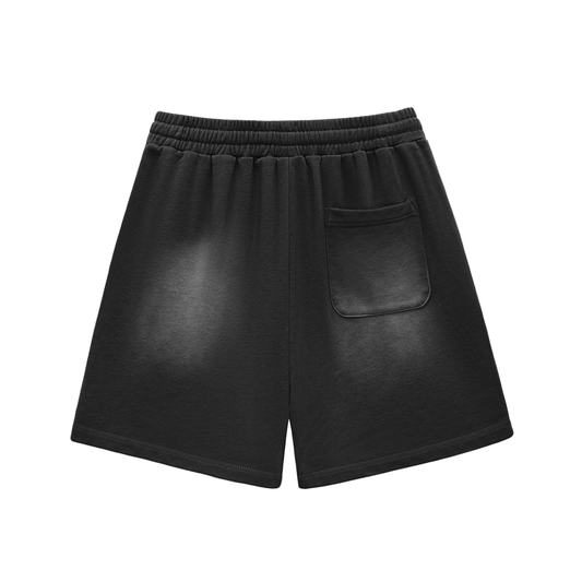 Sun Fade Raw Edge LTMA Cotton Shorts