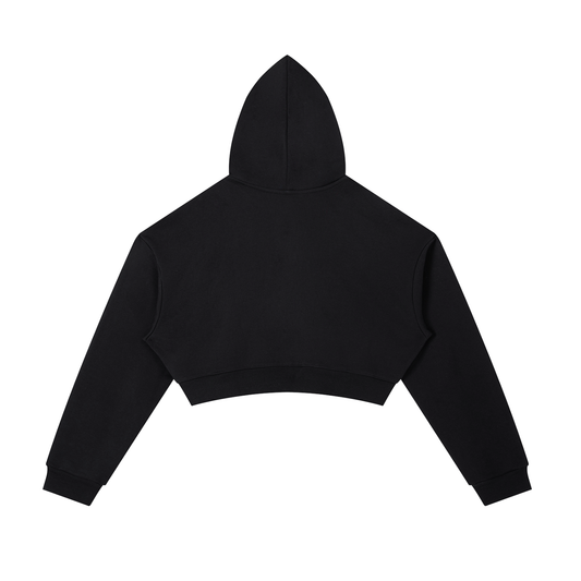 Women’s Essential Cropped Zip-Up Hoodie