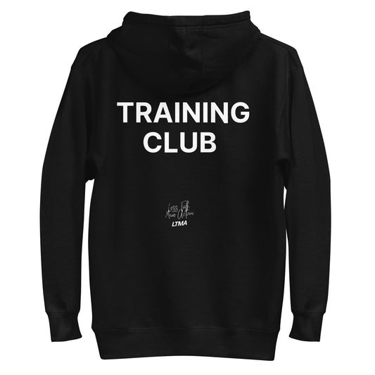 Training Club White Logo Hoodie