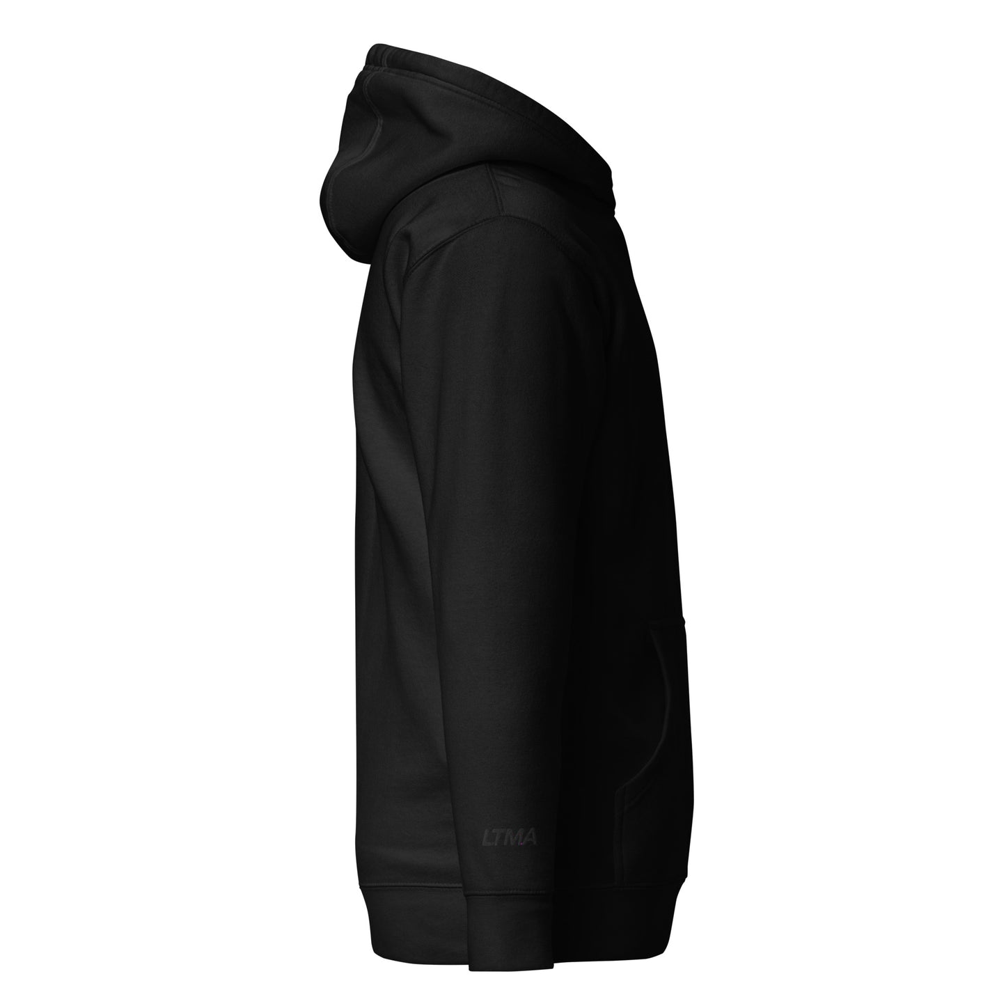 Face Hoodie- Black