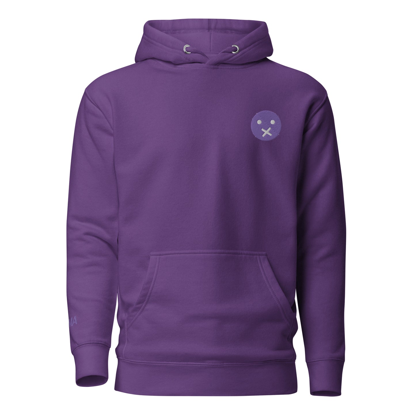 Face Hoodie- Purple