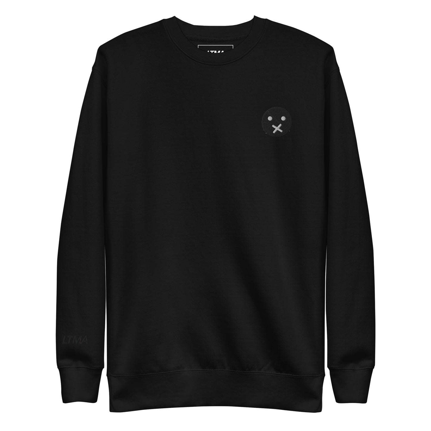 Face Sweatshirt- Black