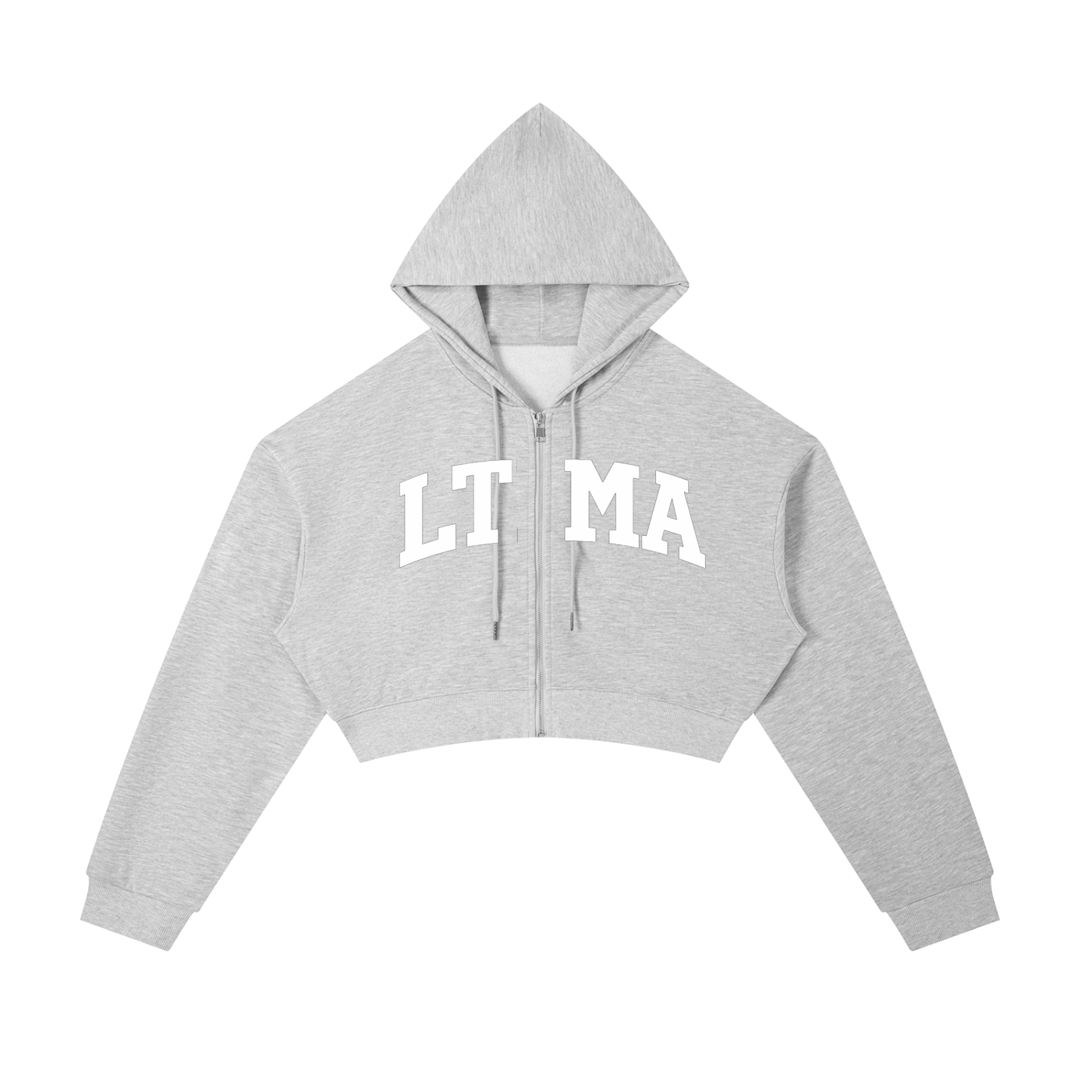Women’s Essential Cropped Zip-Up Hoodie