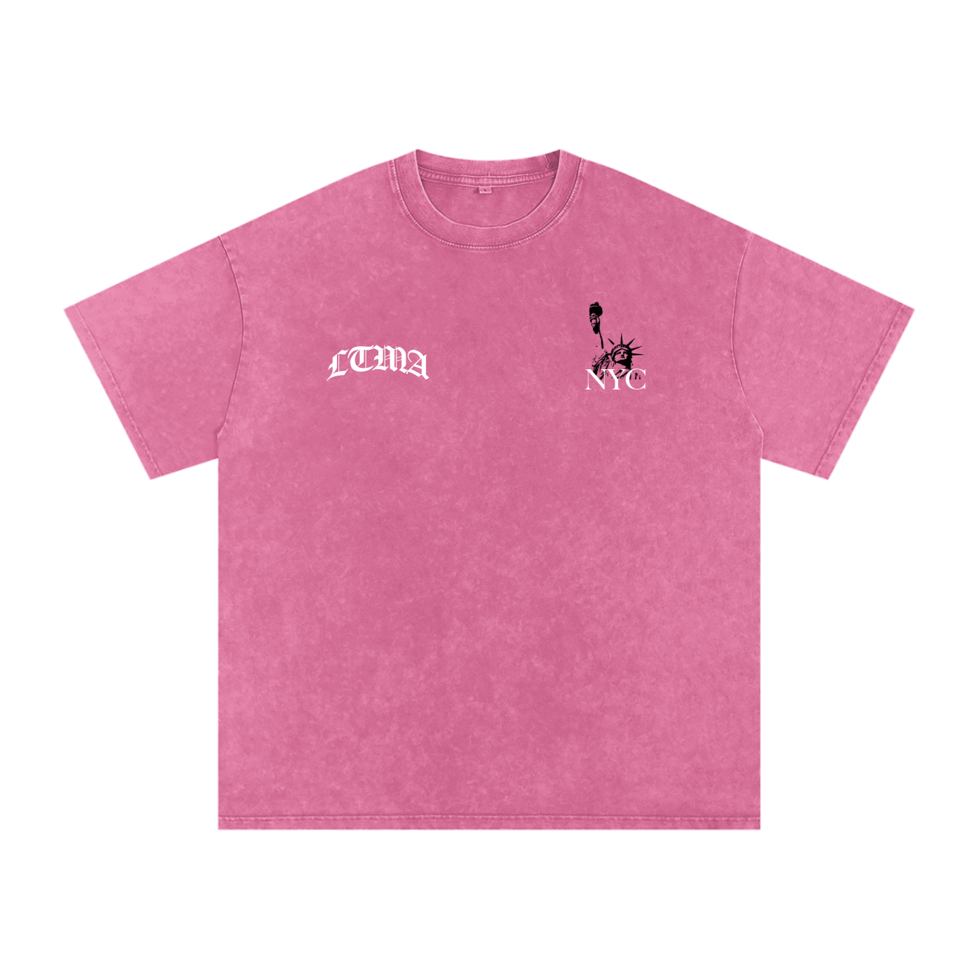 LTMA vs. NYC - Snow Washed Oversized Cotton T-Shirt