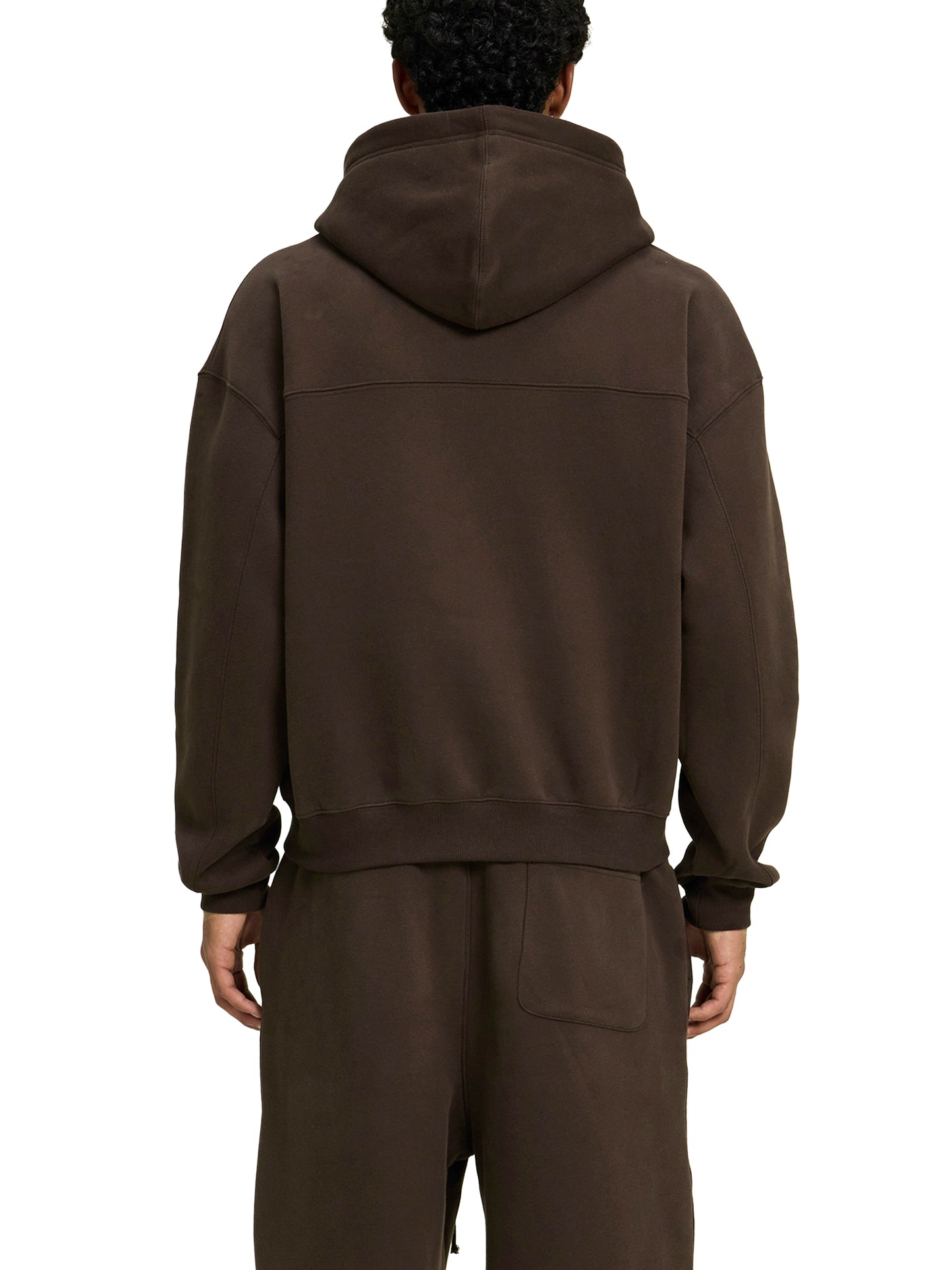 LTMA Fleece Zip-Up Boxy Crop Hoodie